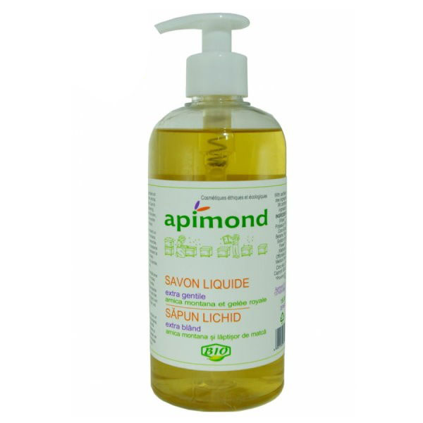 Sapun lichid cu arnica montana si laptisor matca BIO Apimond - 500 ml